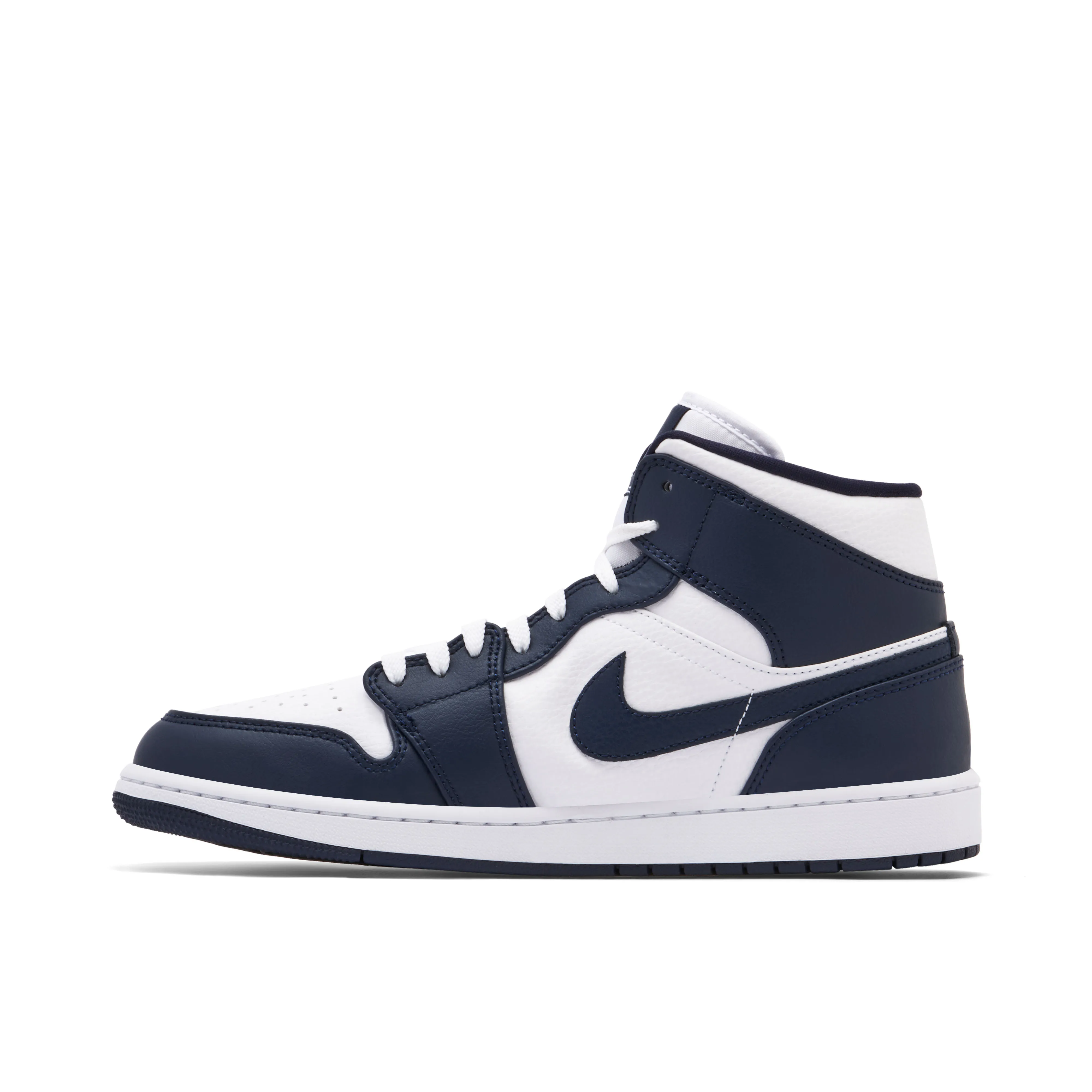 Air Jordan 1 Mid White Metallic Gold Obsidian - image 2