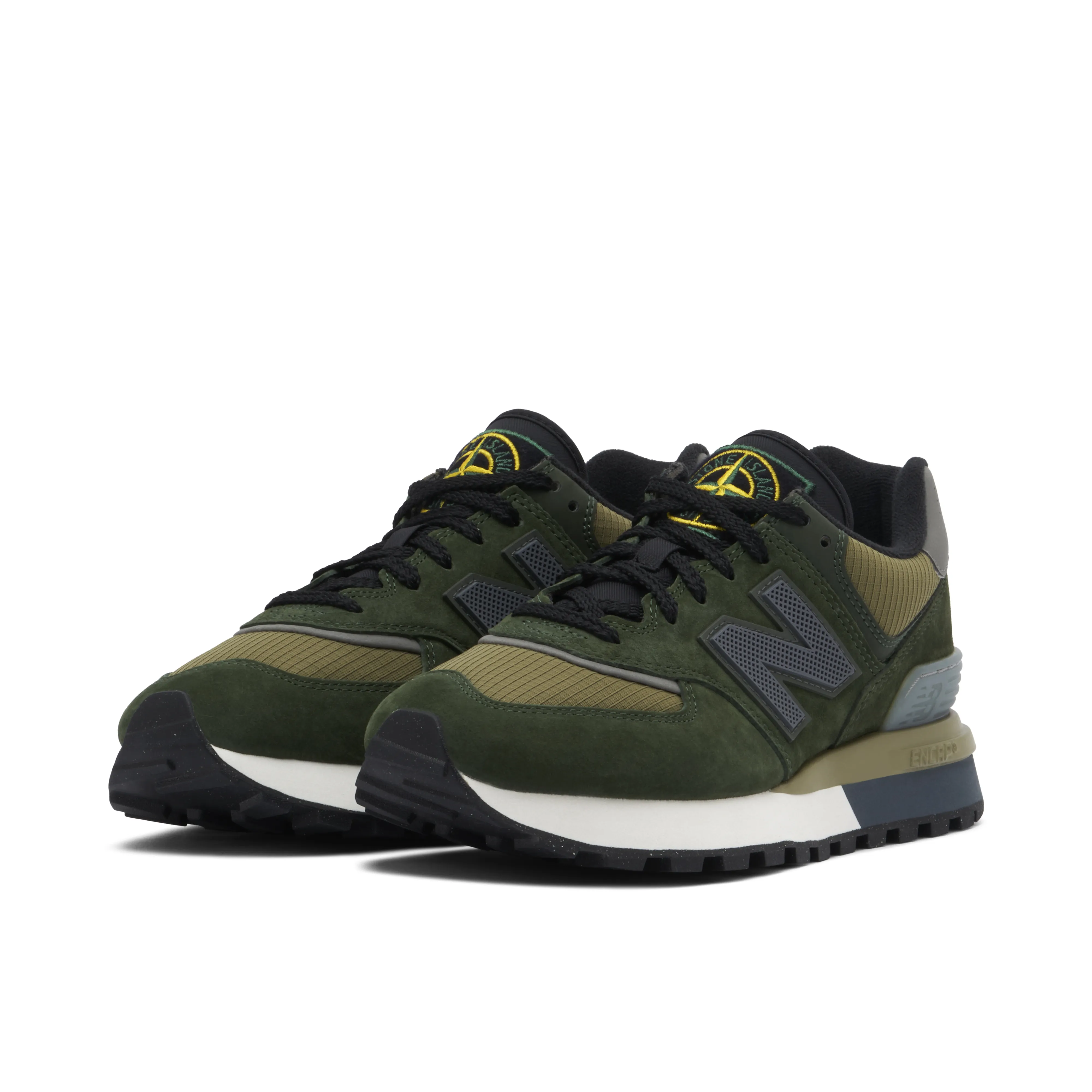 New Balance 574 Legacy Stone Island Dark Green - image 6