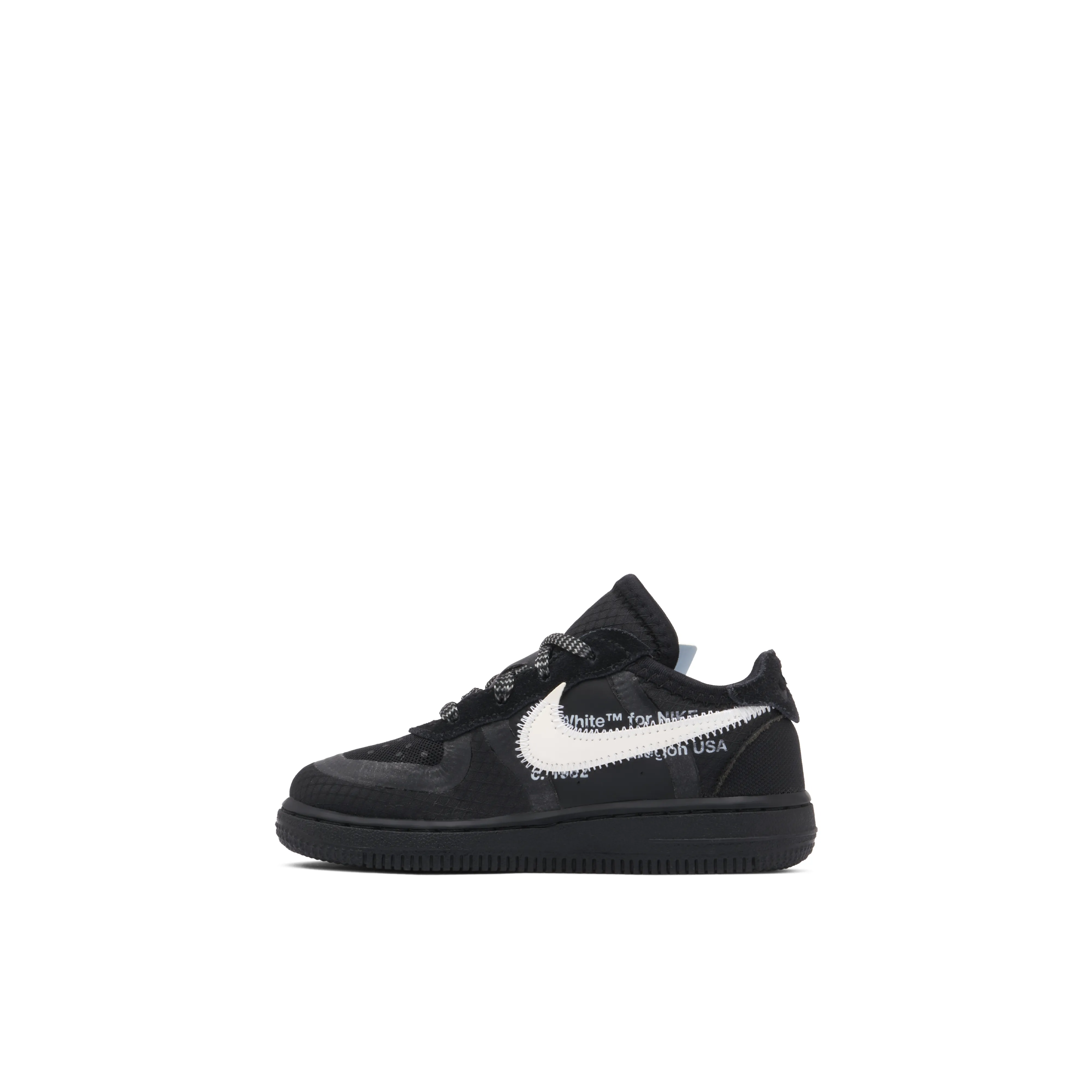 Nike Air Force 1 Low x Off-White Black White TD - image 2