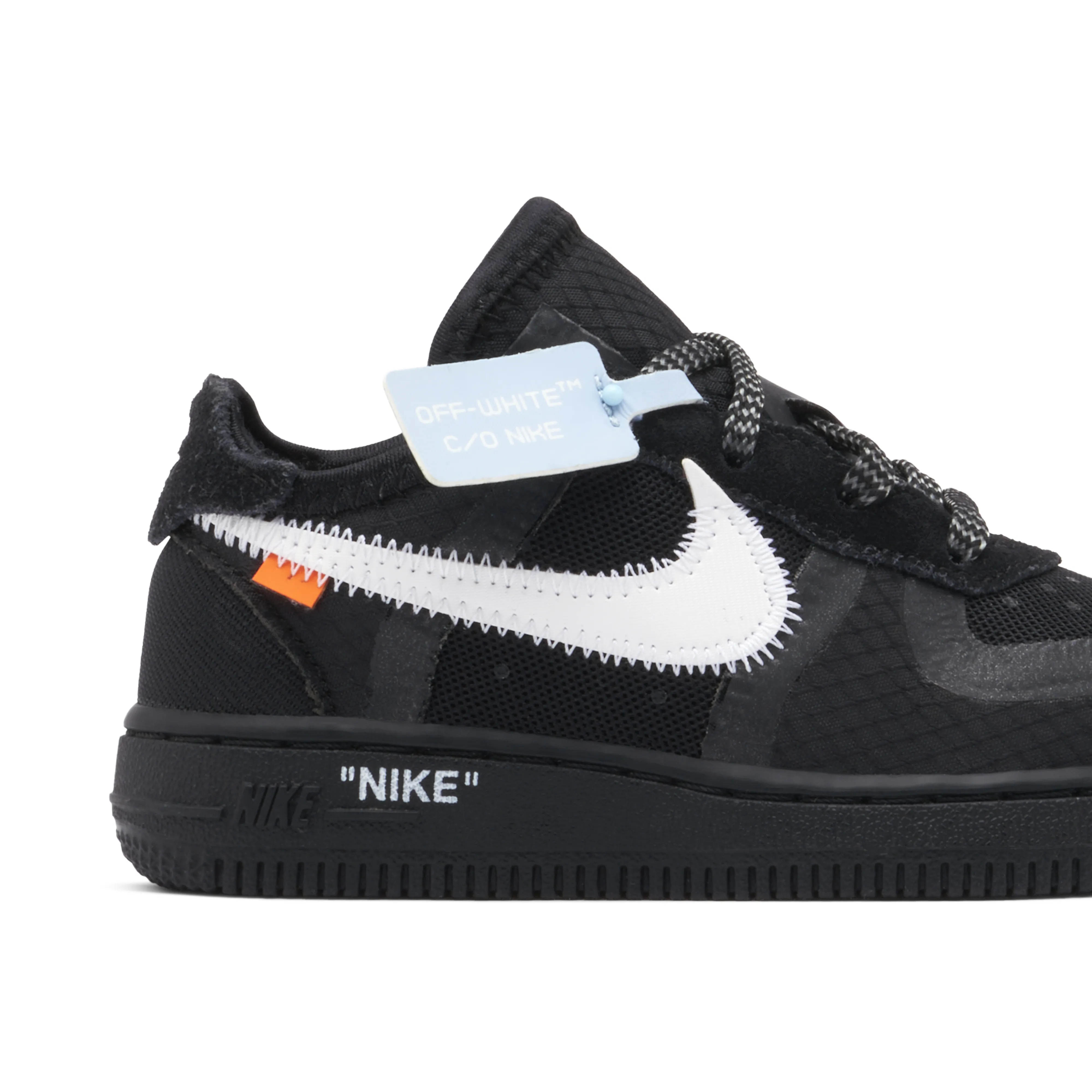 Nike Air Force 1 Low x Off-White Black White TD - image 5