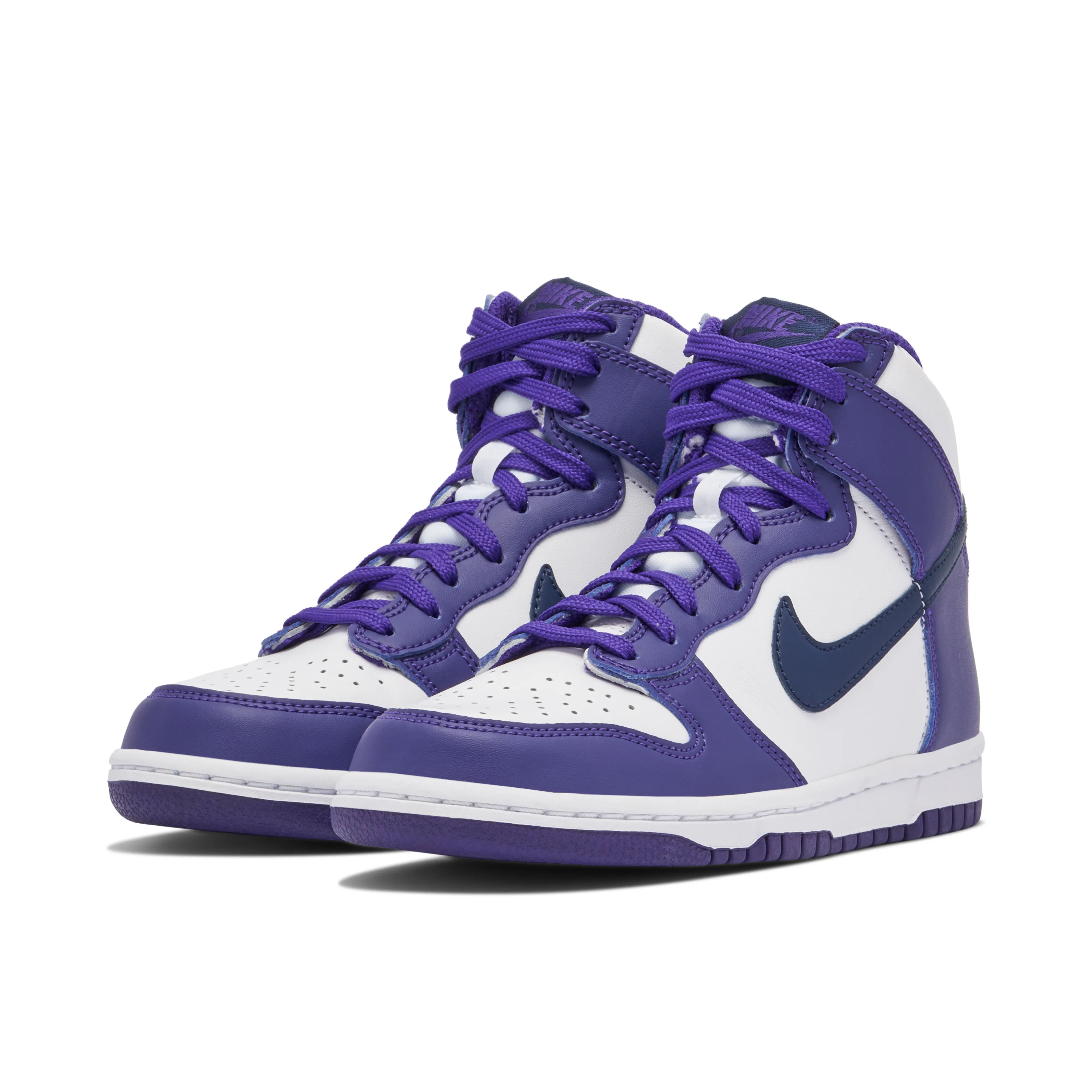 Nike Dunk High White Purple GS - image 6