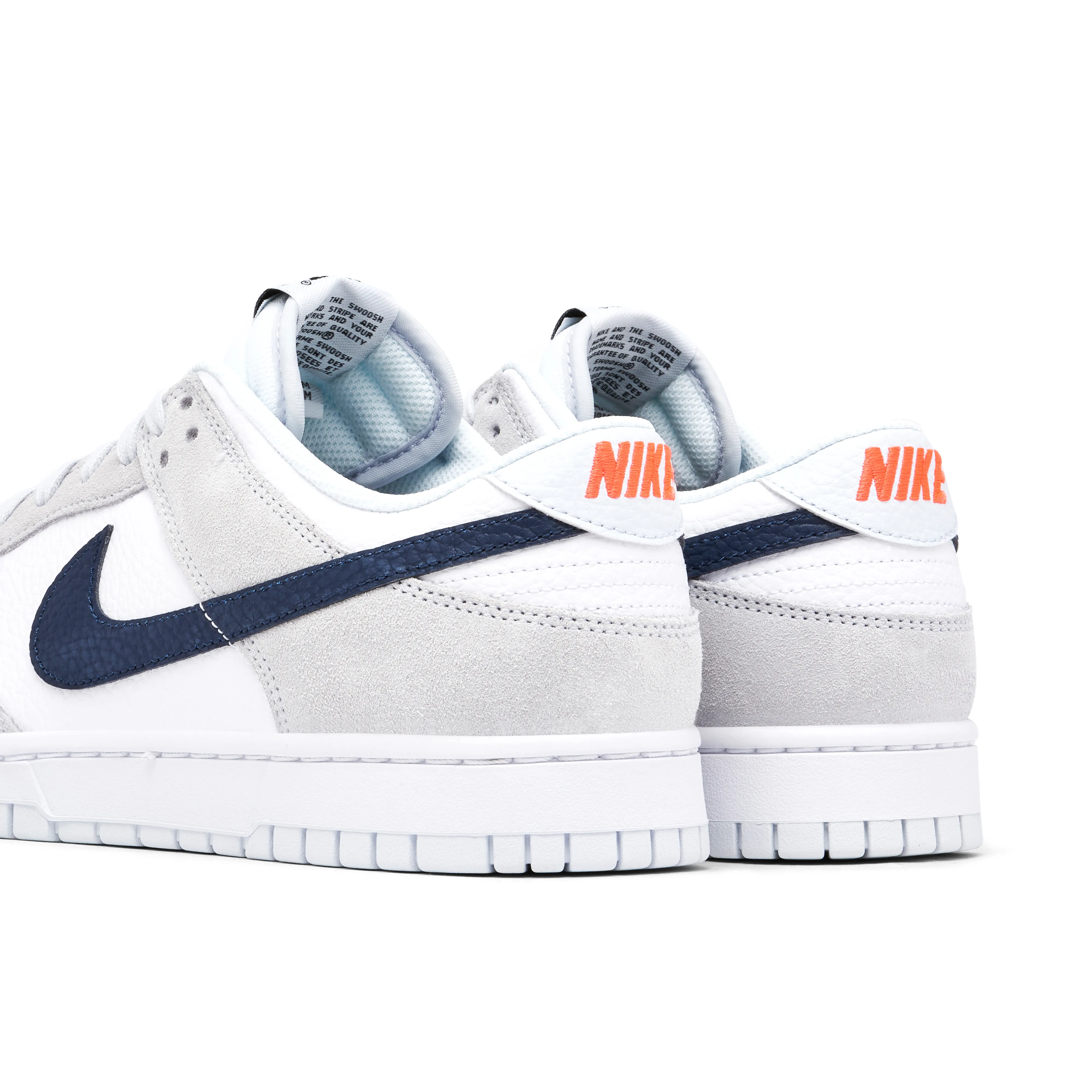 Nike Dunk Low Mini Swoosh Grey Navy - image 3
