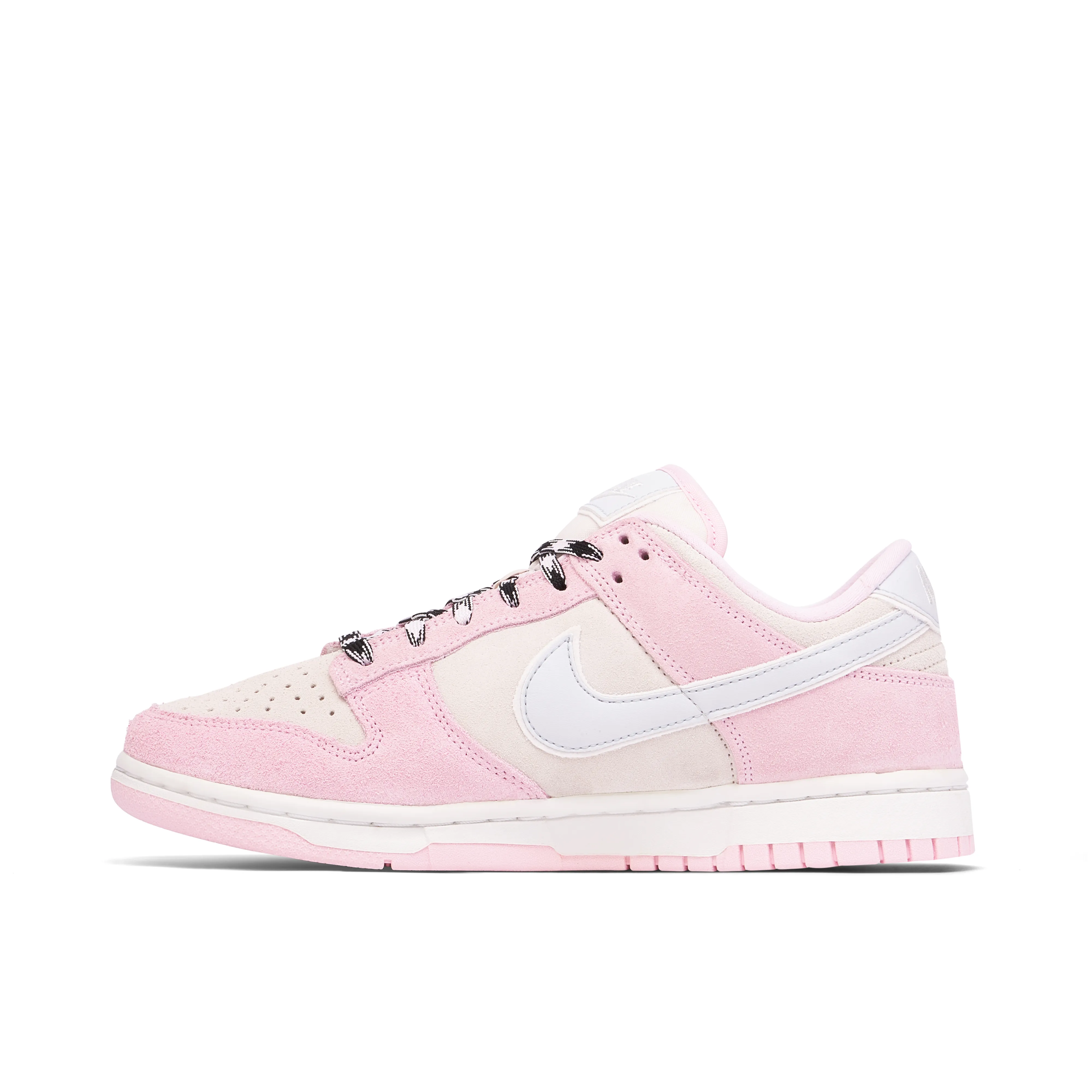 Nike Dunk Low Pink Foam Suede Womens - image 2