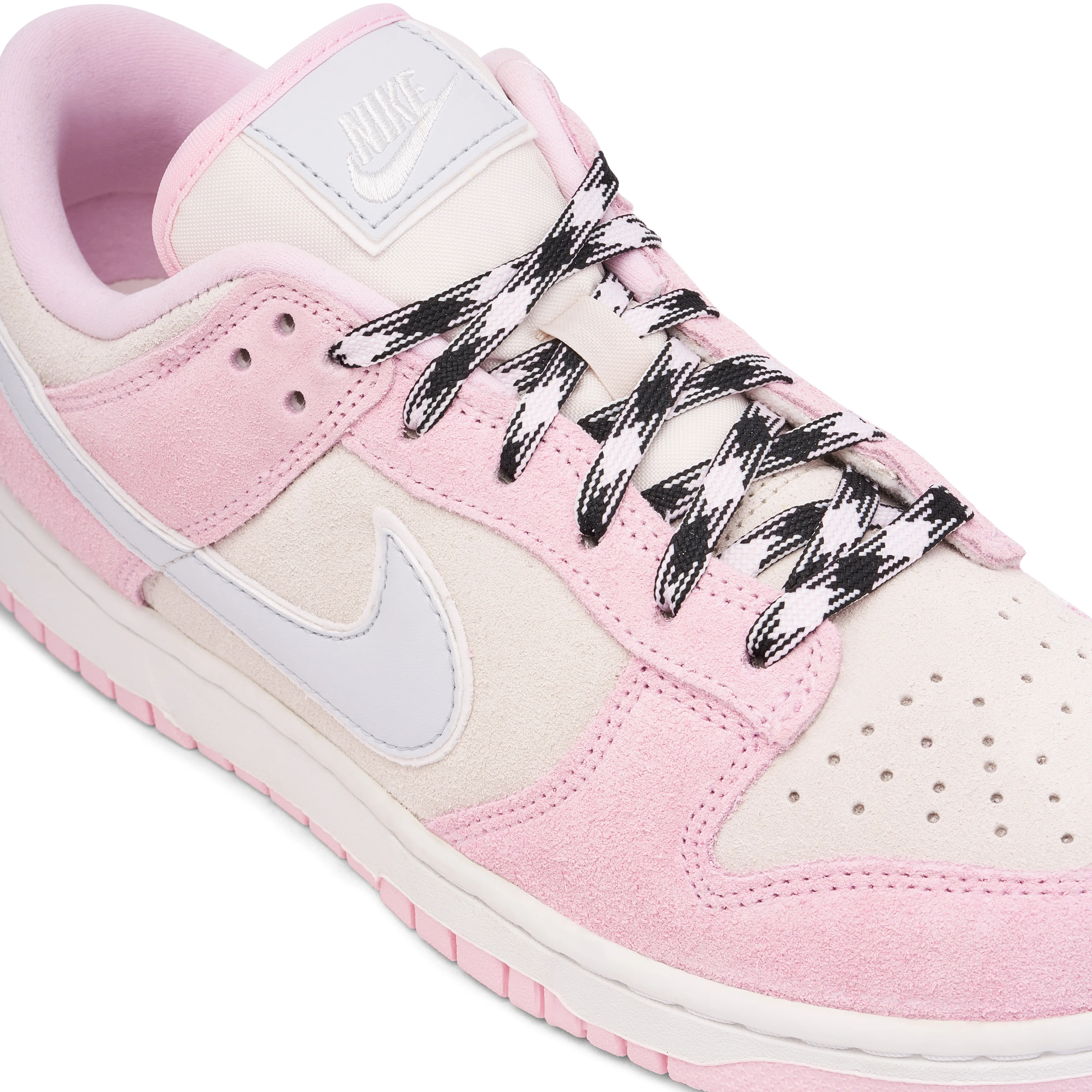 Nike Dunk Low Pink Foam Suede Womens - image 4