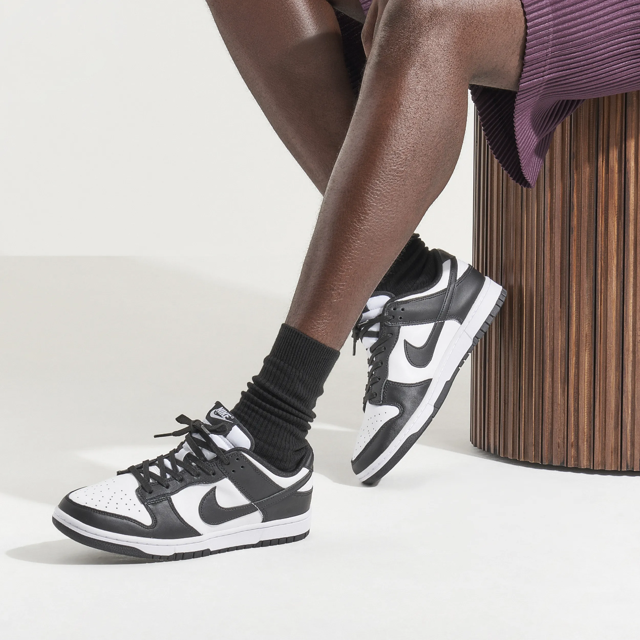Nike Dunk Low Retro Black White - image 5
