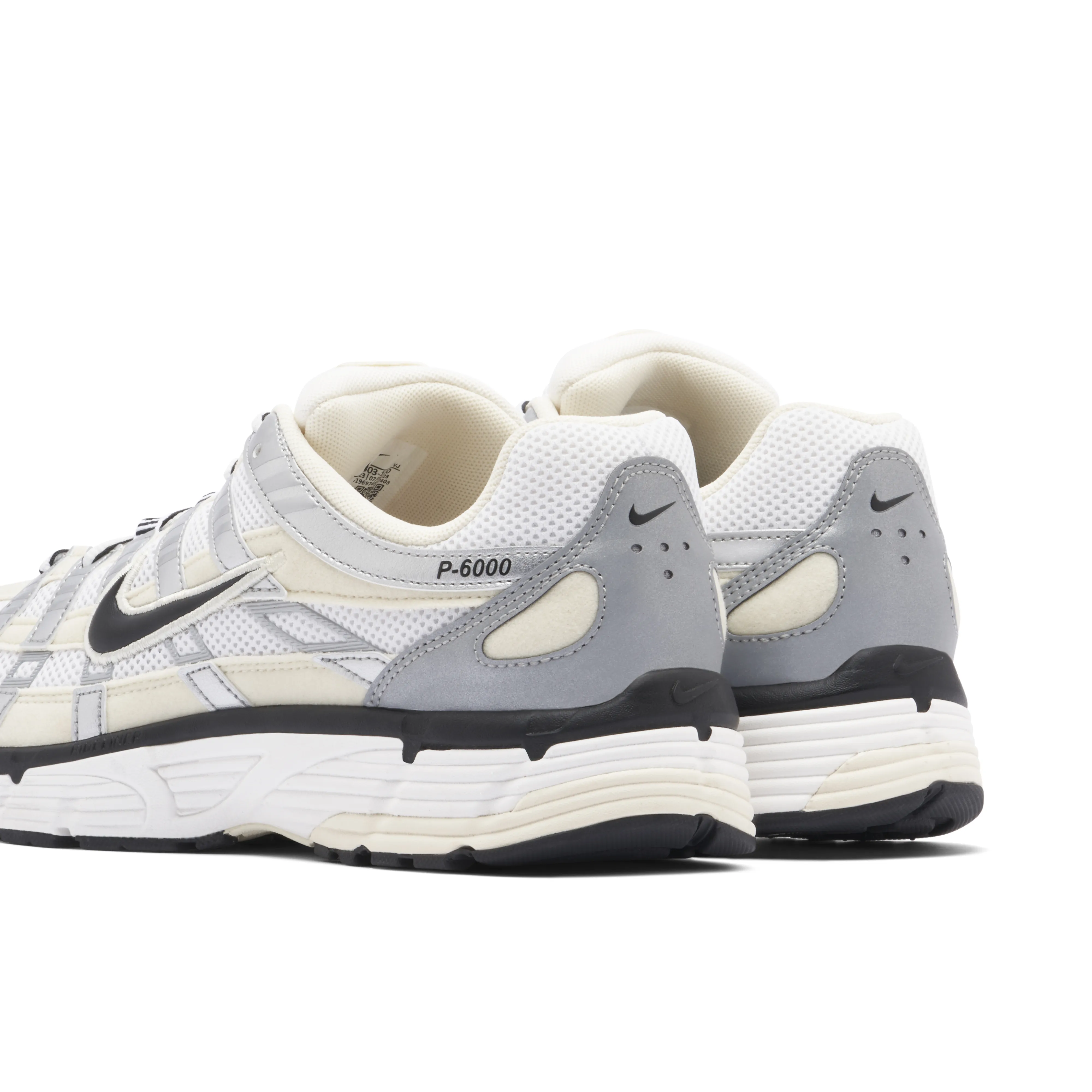 Nike P-6000 Coconut Milk Metallic Silver Womens - image 4