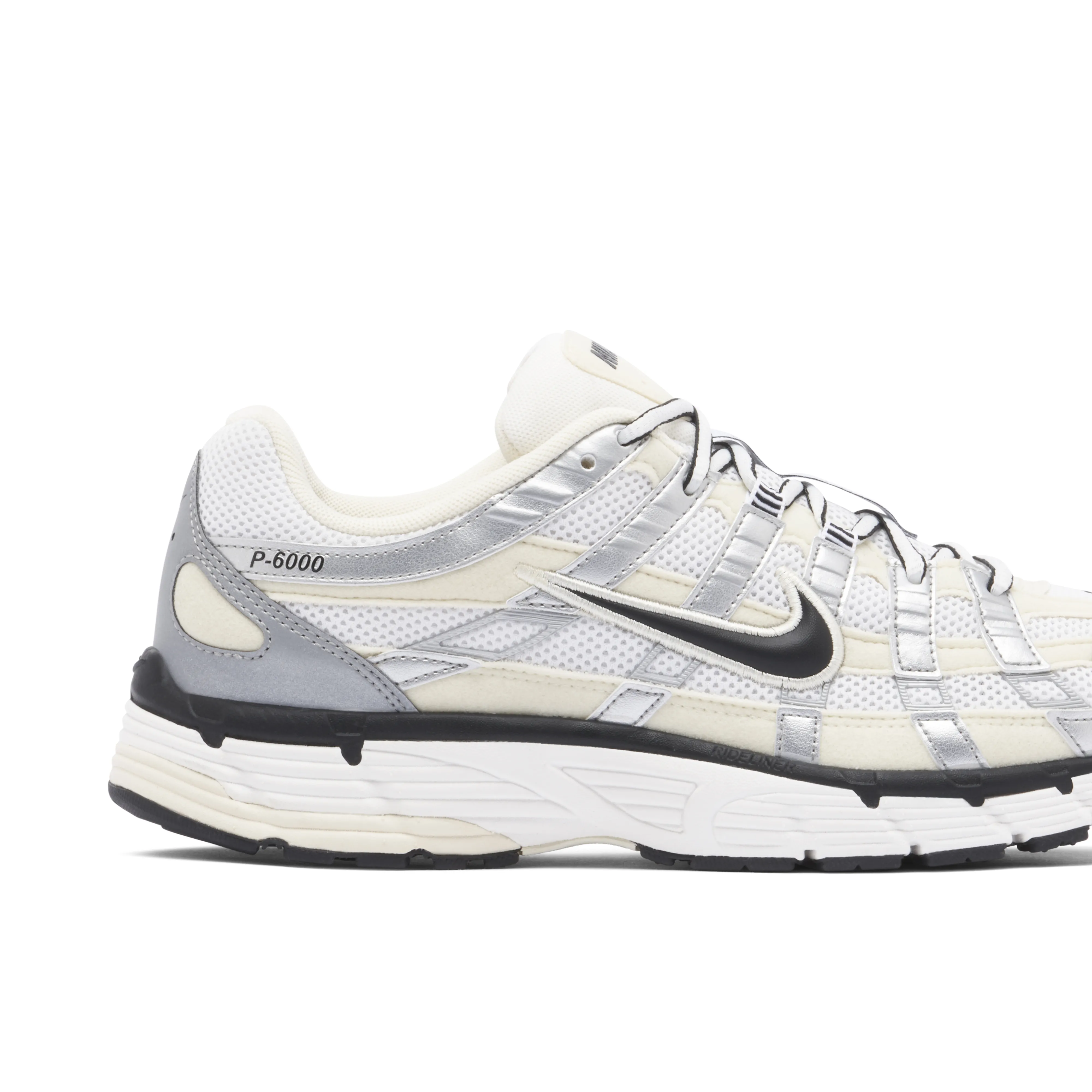 Nike P-6000 Coconut Milk Metallic Silver Womens - image 5