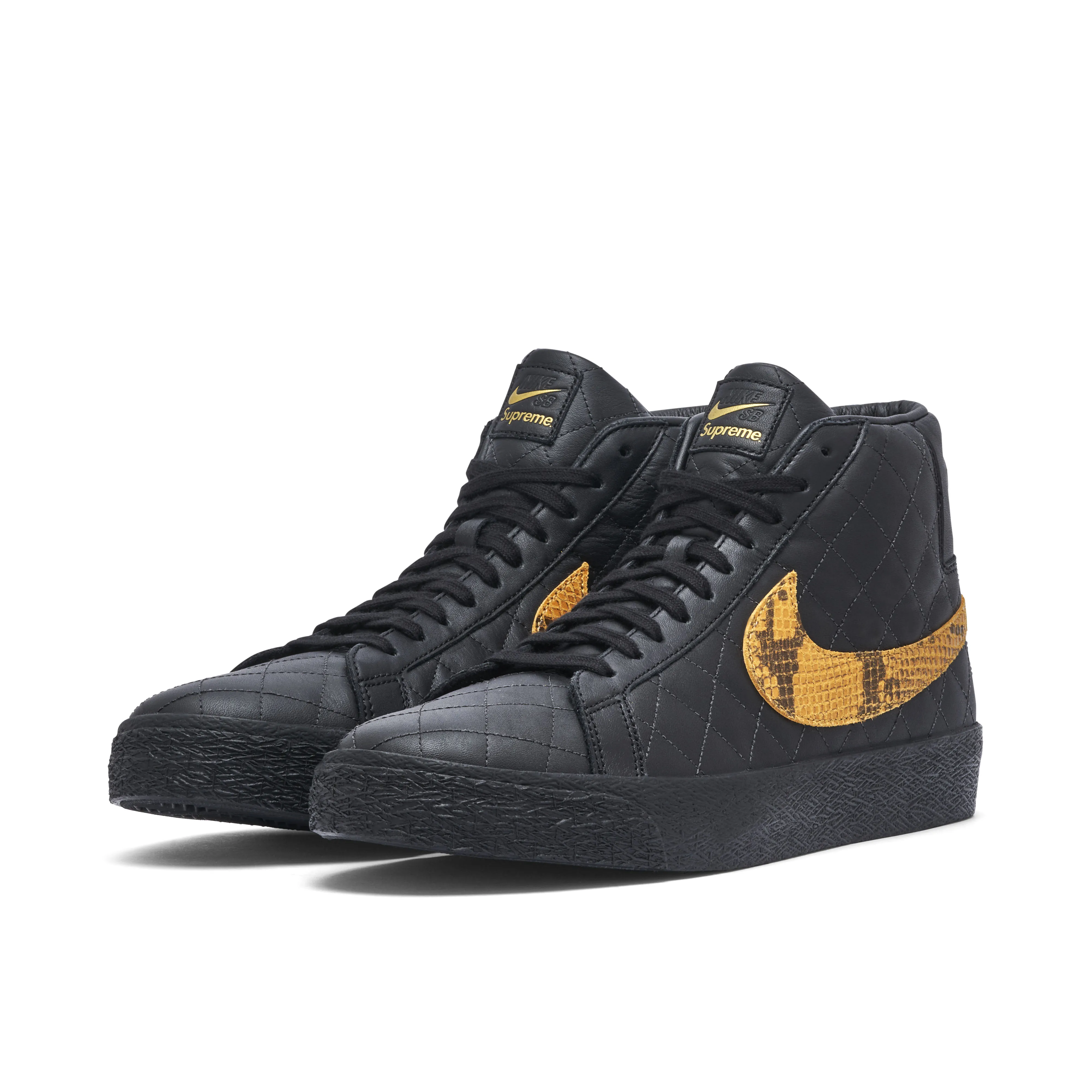 Nike SB Blazer Mid x Supreme Black - image 6