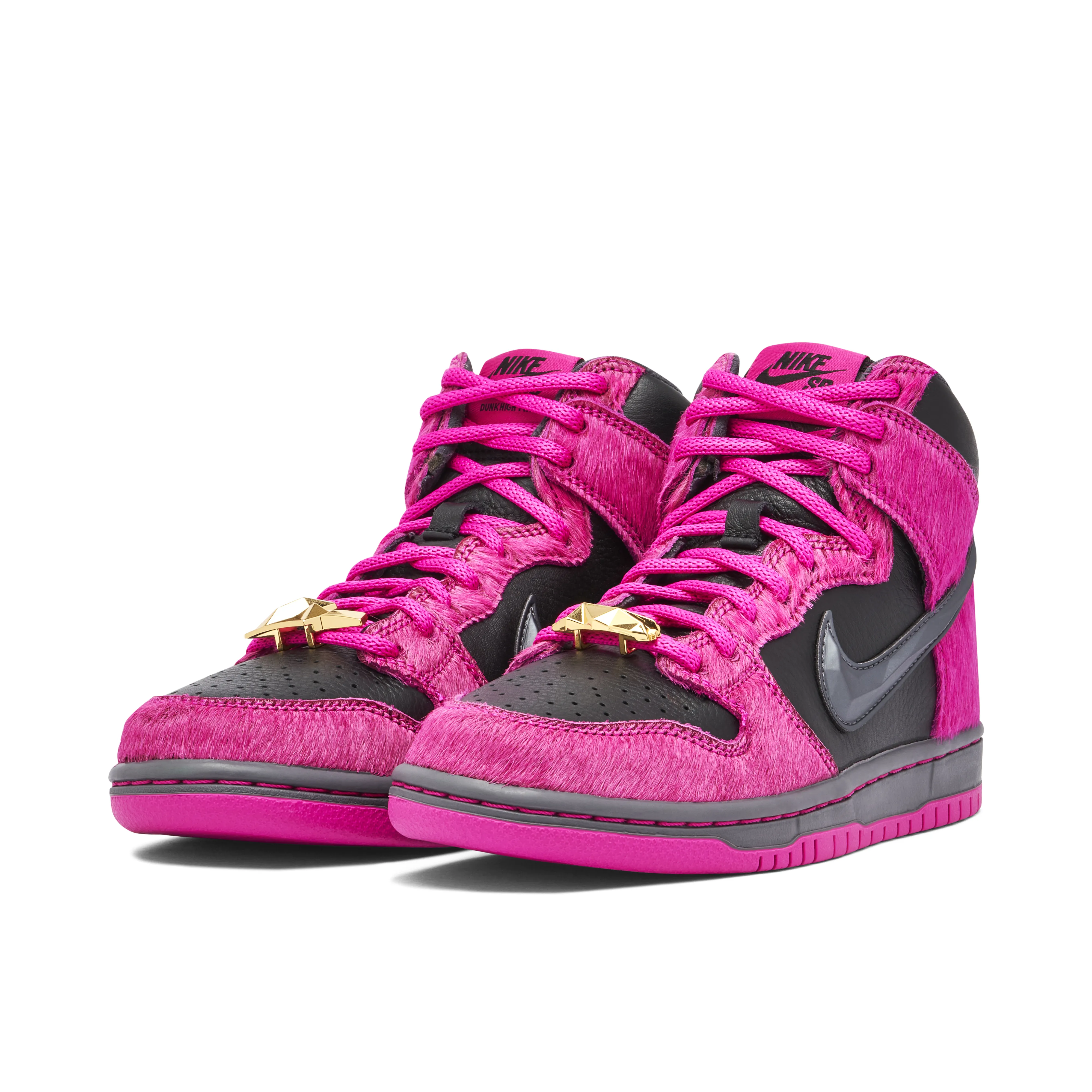 Nike SB Dunk High x Run The Jewels Pink Black - image 6