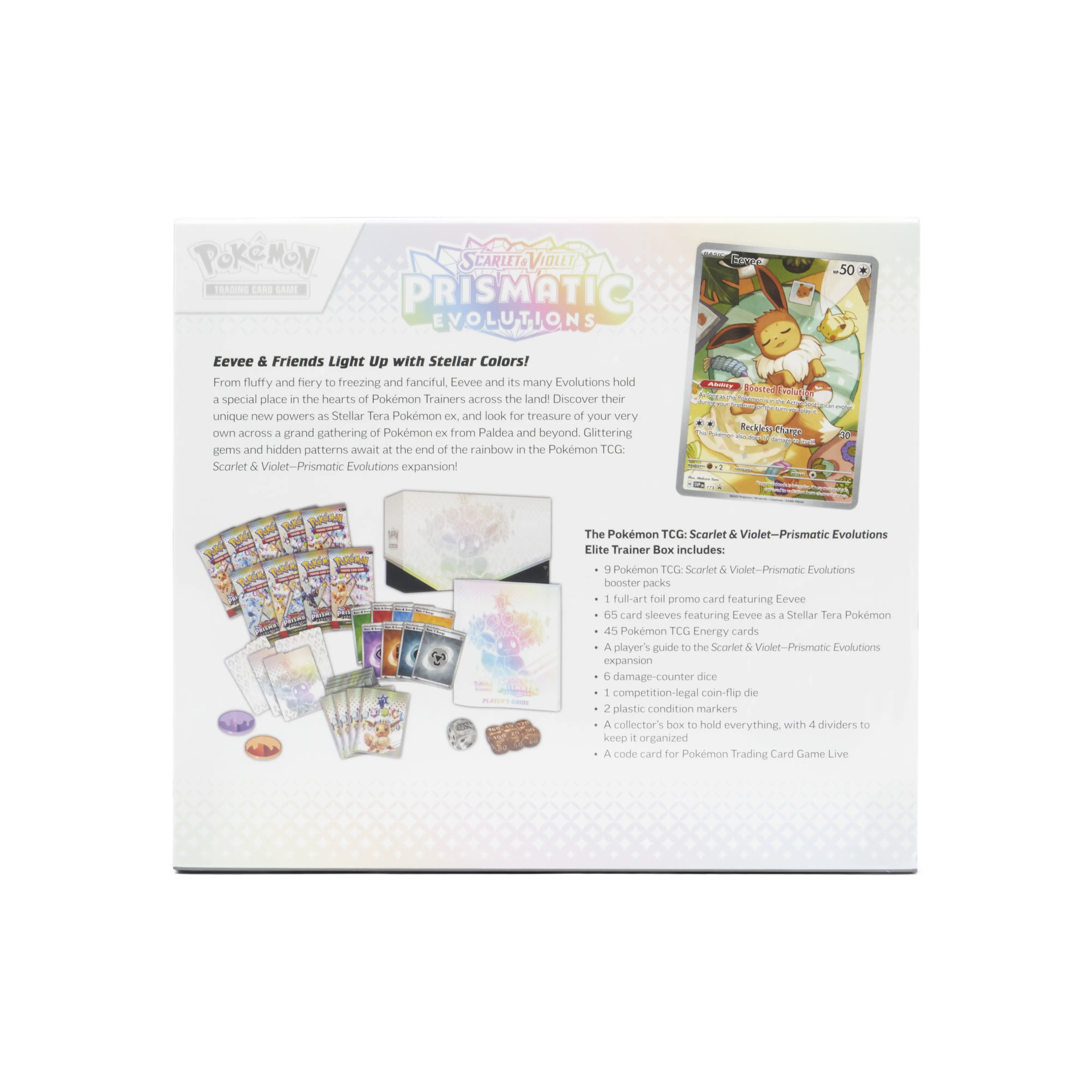 Pokémon TCG: Scarlet & Violet-Prismatic Evolutions (Pokémon Center Exclusive) Elite Trainer Box - image 4