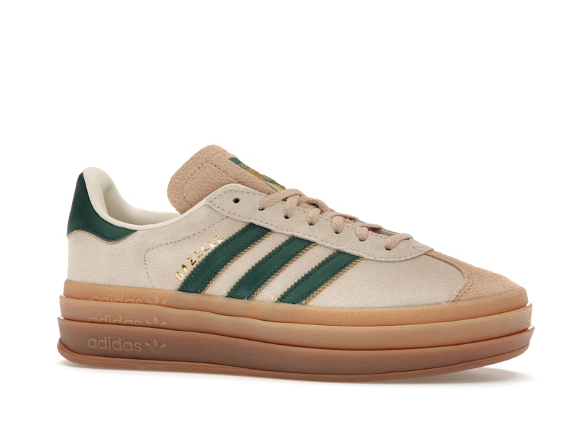 adidas Gazelle Bold Magic Beige Collegiate Green (Women's) - image 3