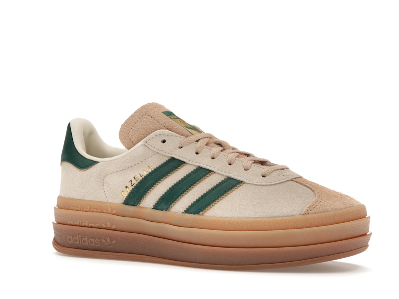adidas Gazelle Bold Magic Beige Collegiate Green (Women's) - image 4