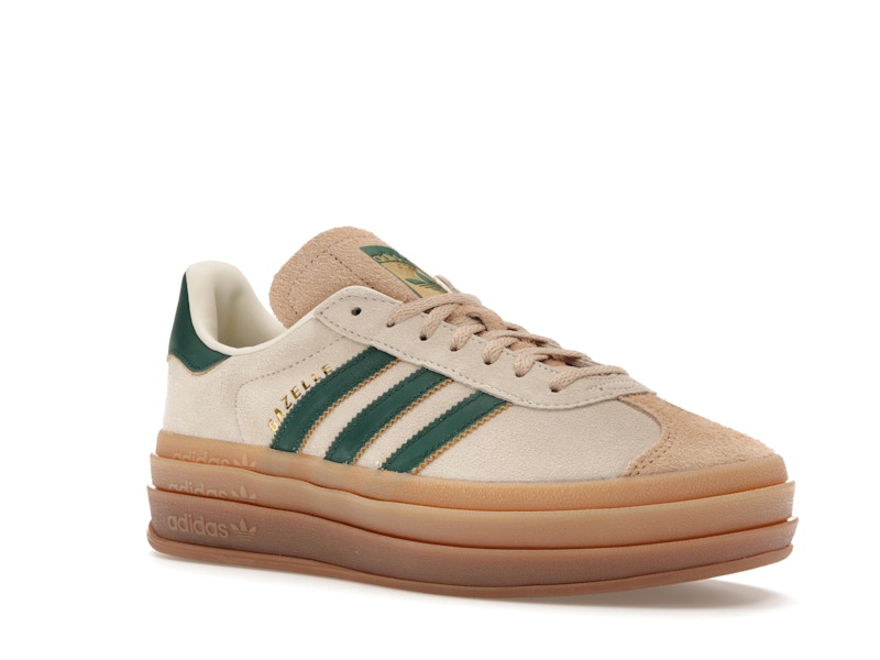 adidas Gazelle Bold Magic Beige Collegiate Green (Women's) - image 5
