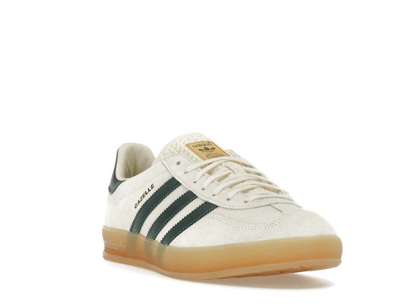 adidas Gazelle Indoor Cream White Collegiate Green Gum - image 7