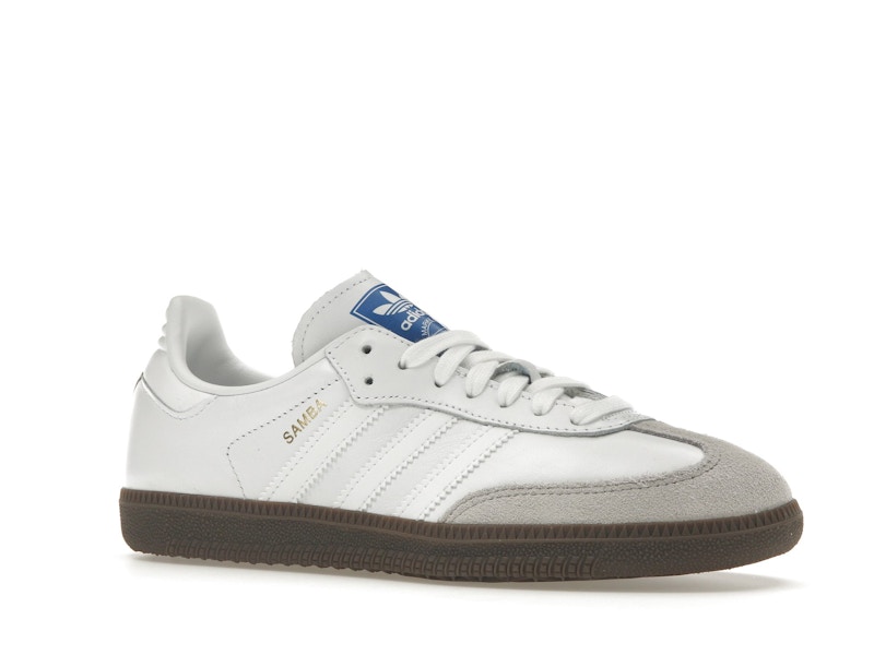 adidas Samba Cloud White Blue Gum - image 4