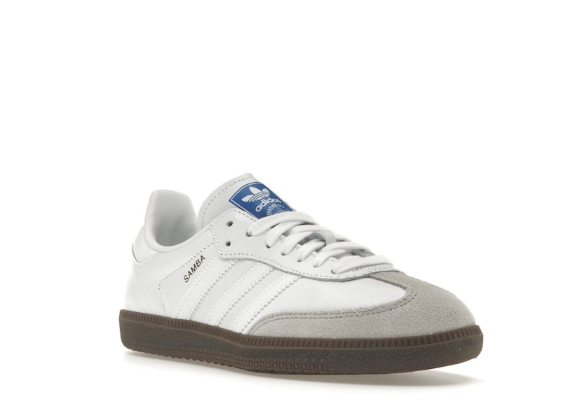 adidas Samba Cloud White Blue Gum - image 6
