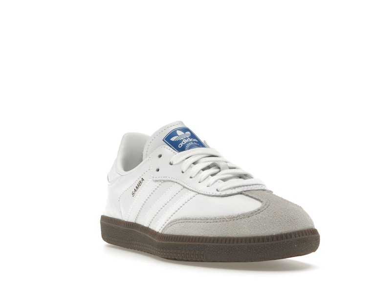 adidas Samba Cloud White Blue Gum - image 7