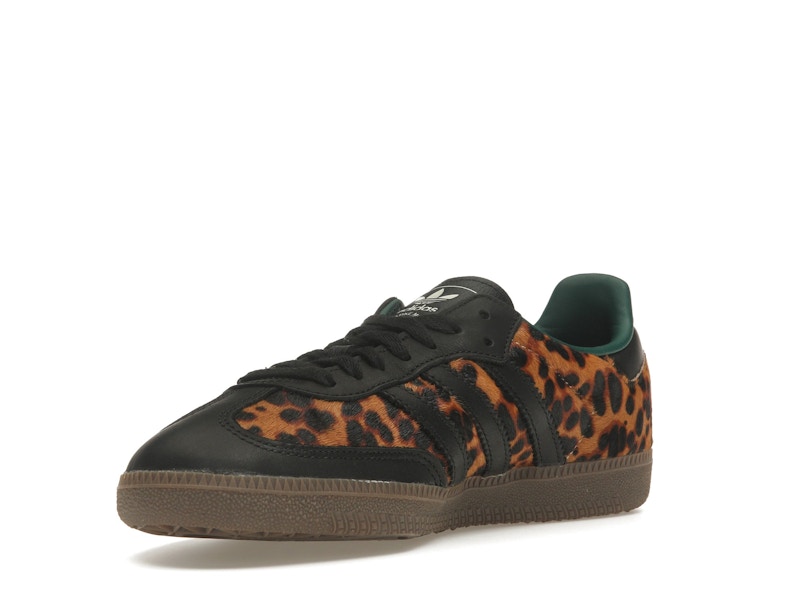 adidas Samba OG Black Green Leopard (Women's) - image 14