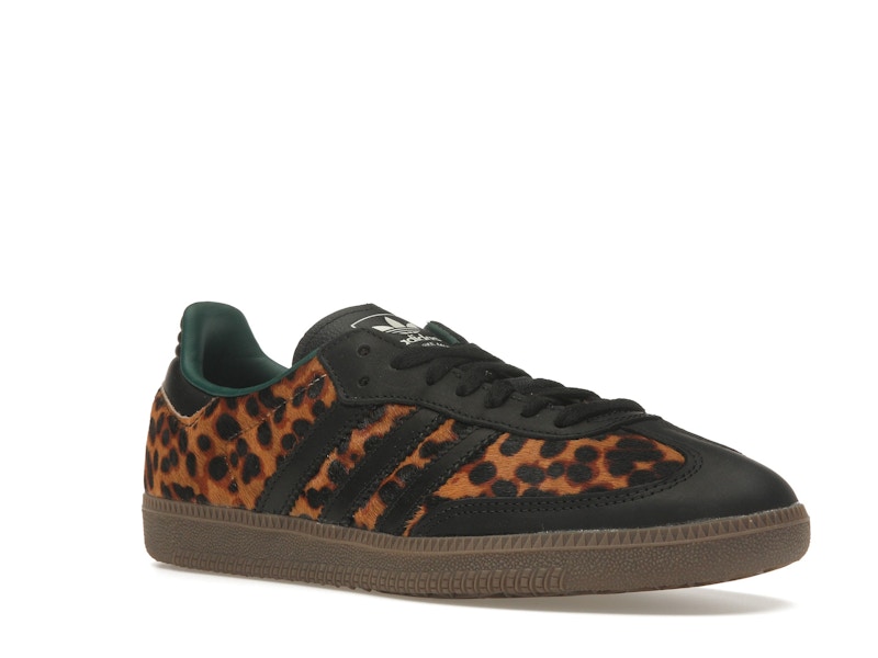 adidas Samba OG Black Green Leopard (Women's) - image 5
