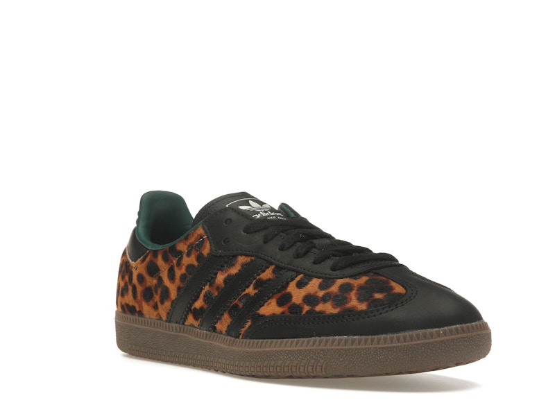 adidas Samba OG Black Green Leopard (Women's) - image 6