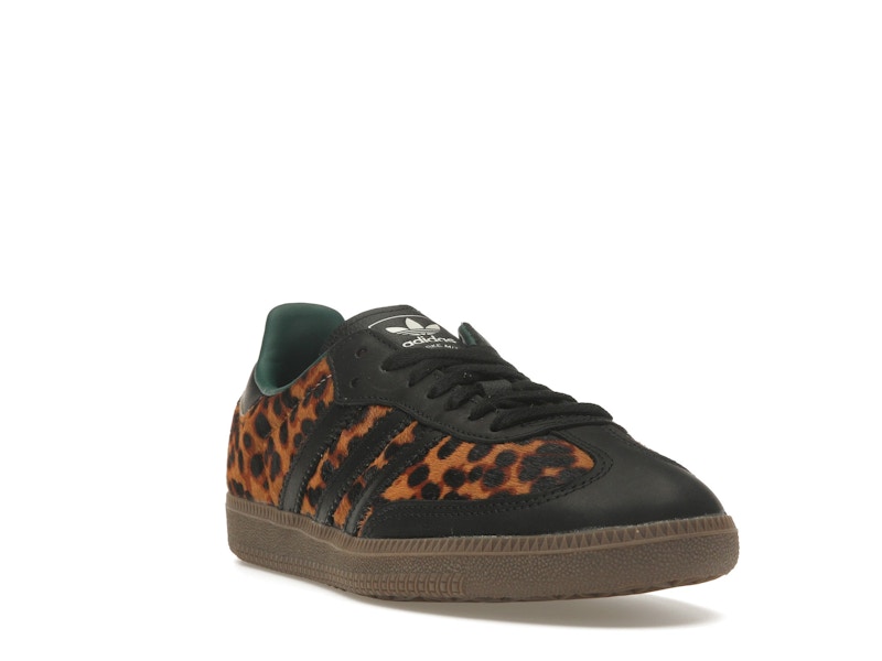 adidas Samba OG Black Green Leopard (Women's) - image 7