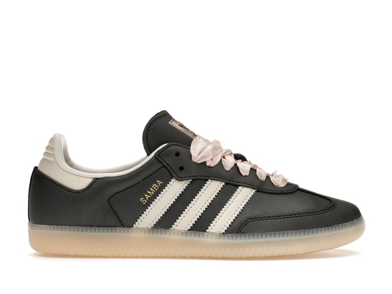 adidas Samba OG Black Pink Ribbon Laces (Women's)