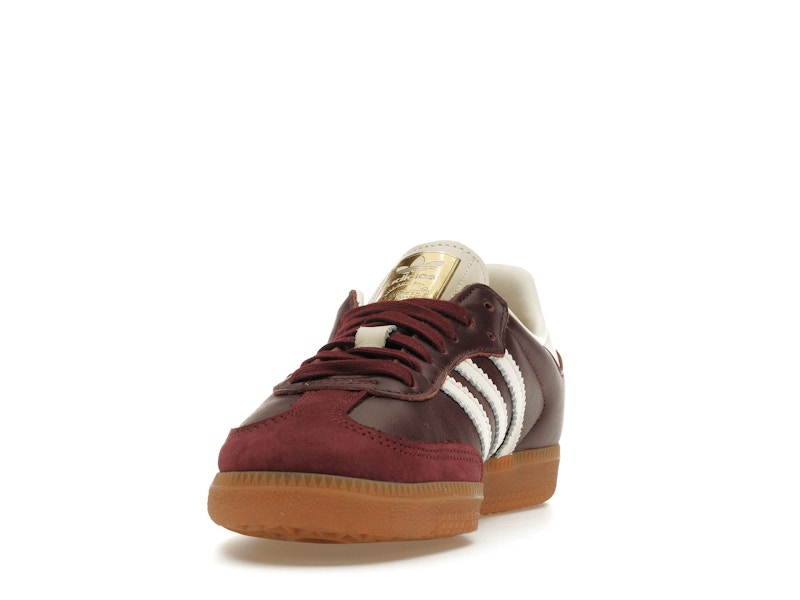 adidas Samba OG Maroon Gold Metallic (Women's) - image 12