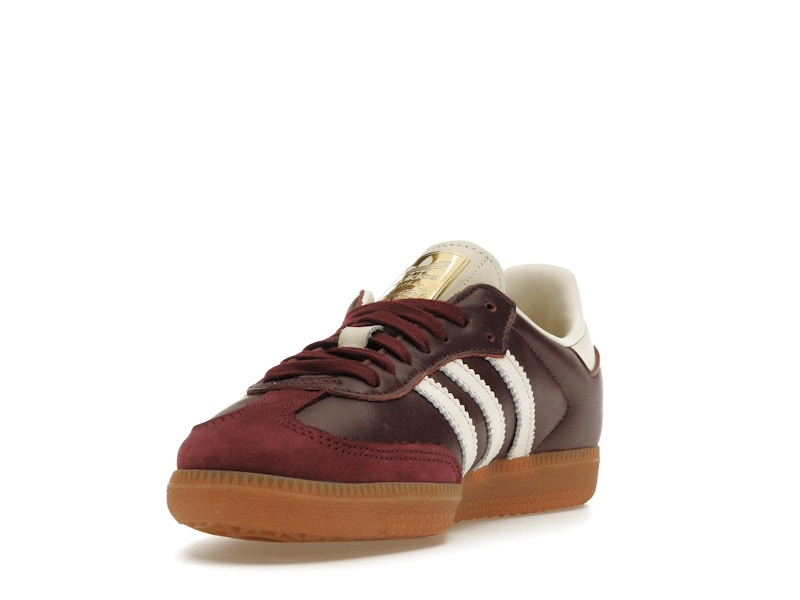 adidas Samba OG Maroon Gold Metallic (Women's) - image 13