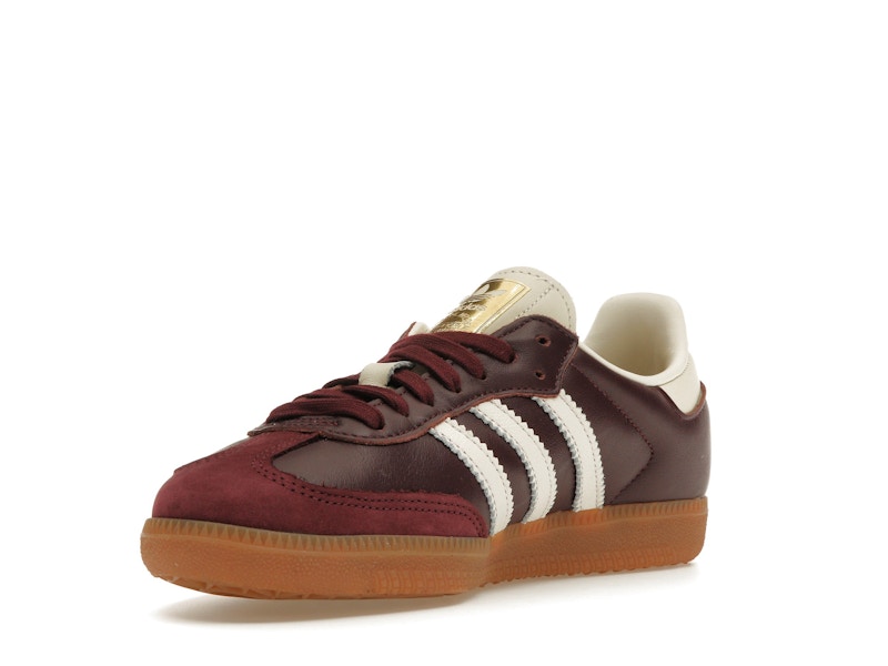 adidas Samba OG Maroon Gold Metallic (Women's) - image 14
