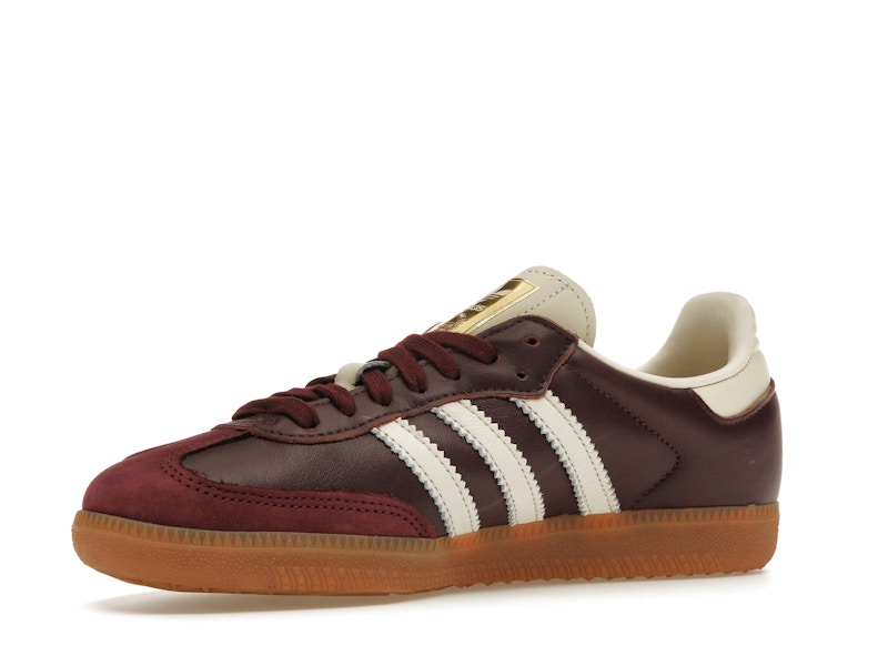 adidas Samba OG Maroon Gold Metallic (Women's) - image 16