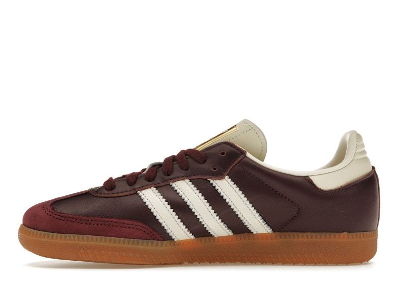 adidas Samba OG Maroon Gold Metallic (Women's) - image 19