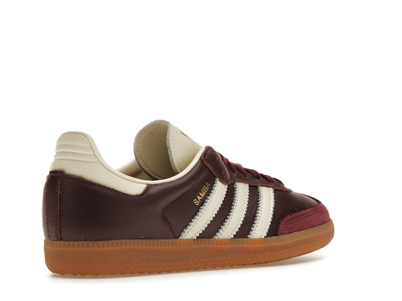 adidas Samba OG Maroon Gold Metallic (Women's) - image 33