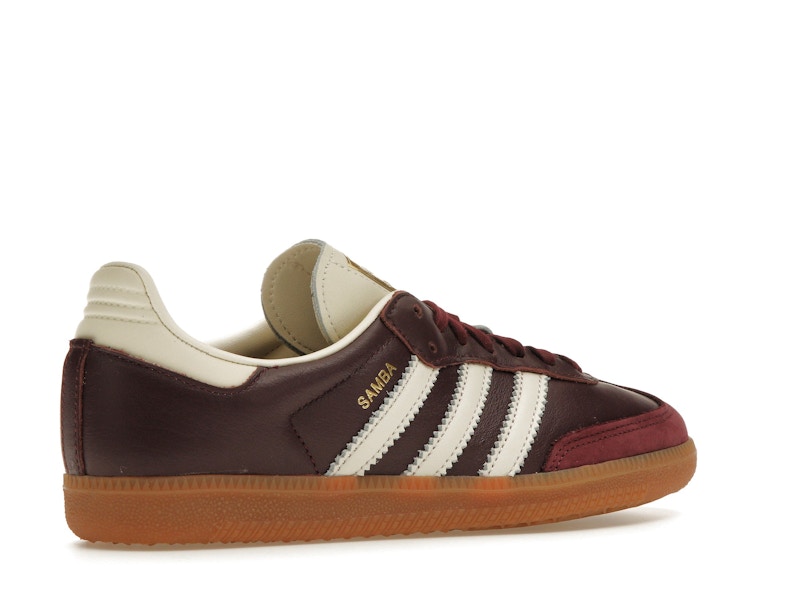 adidas Samba OG Maroon Gold Metallic (Women's) - image 34
