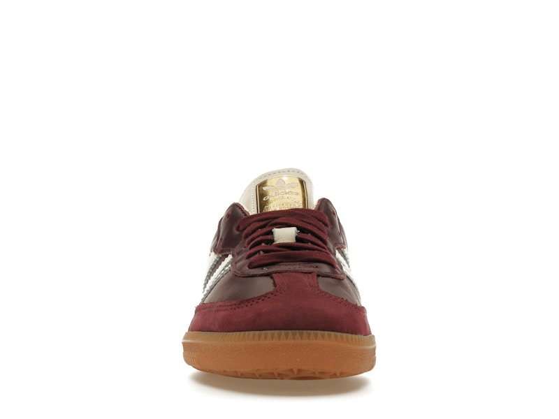 adidas Samba OG Maroon Gold Metallic (Women's) - image 10