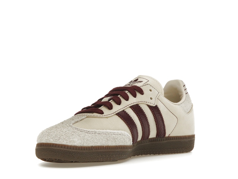 adidas Samba OG Wonder White Maroon (Women's) - image 14