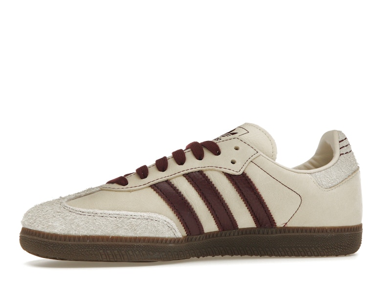 adidas Samba OG Wonder White Maroon (Women's) - image 17