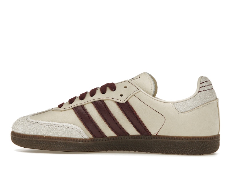 adidas Samba OG Wonder White Maroon (Women's) - image 20