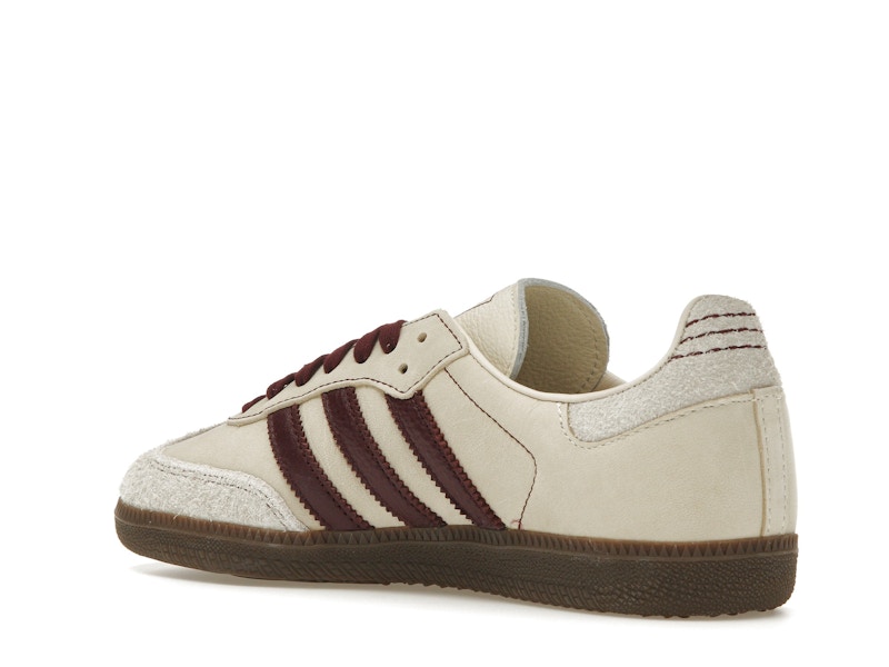 adidas Samba OG Wonder White Maroon (Women's) - image 23