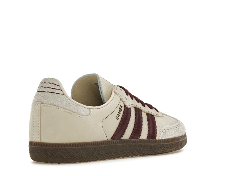 adidas Samba OG Wonder White Maroon (Women's) - image 32