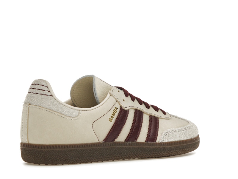 adidas Samba OG Wonder White Maroon (Women's) - image 33
