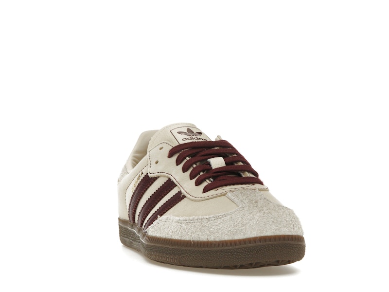 adidas Samba OG Wonder White Maroon (Women's) - image 8