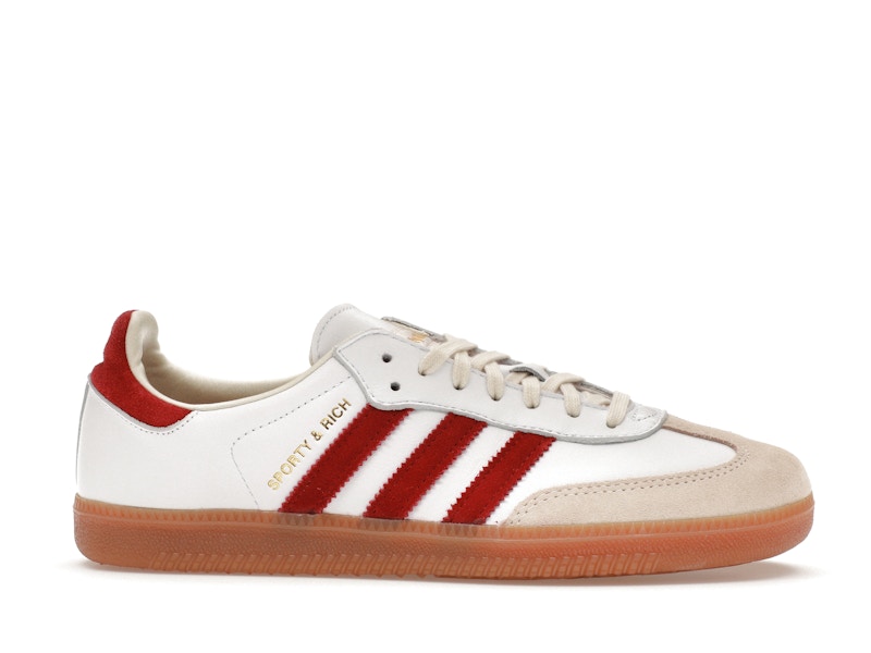 adidas Samba Sporty & Rich White Collegiate Burgundy - image 2