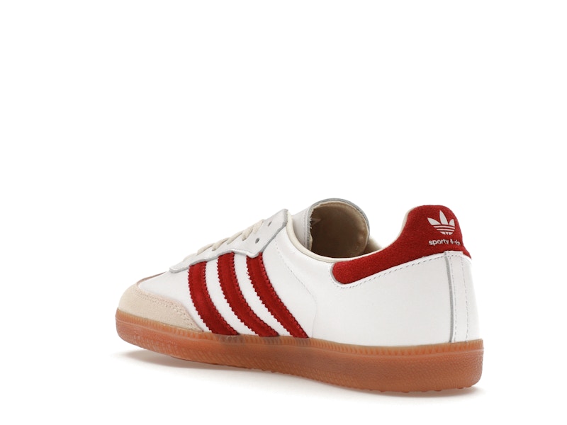 adidas Samba Sporty & Rich White Collegiate Burgundy - image 24