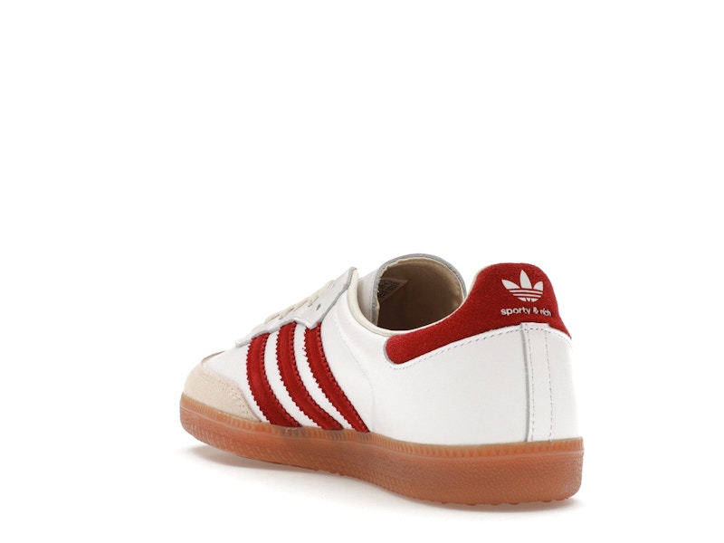 adidas Samba Sporty & Rich White Collegiate Burgundy - image 25