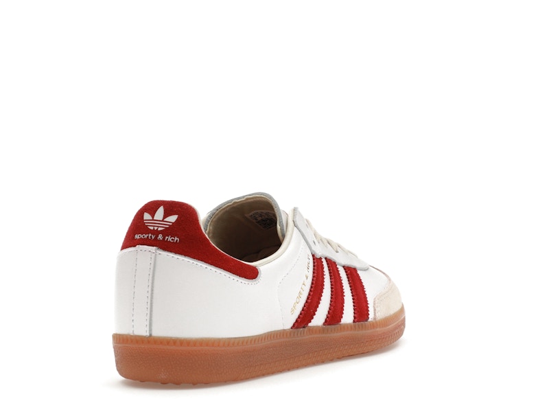 adidas Samba Sporty & Rich White Collegiate Burgundy - image 31