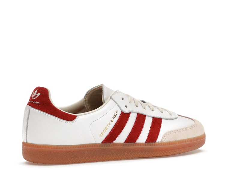 adidas Samba Sporty & Rich White Collegiate Burgundy - image 34