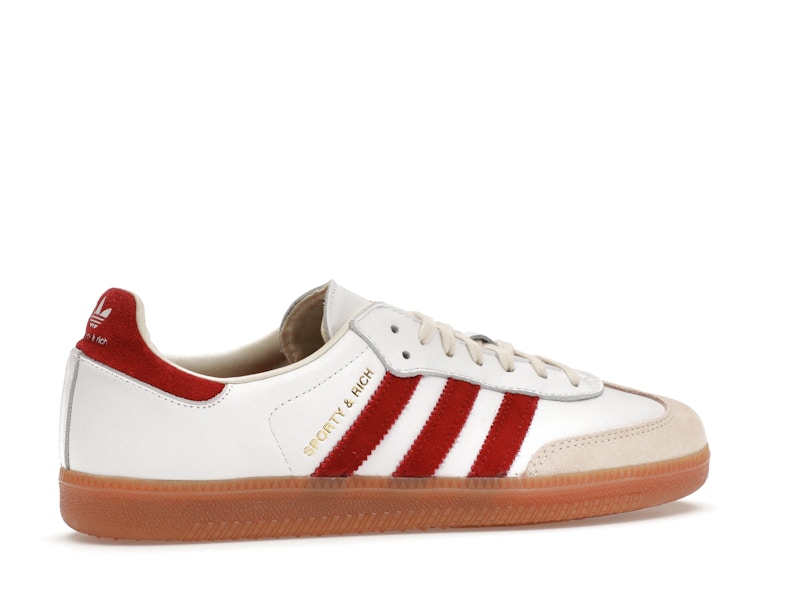 adidas Samba Sporty & Rich White Collegiate Burgundy - image 35