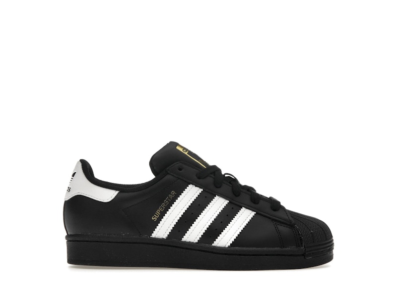 adidas Superstar Core Black Cloud White Gold (GS)