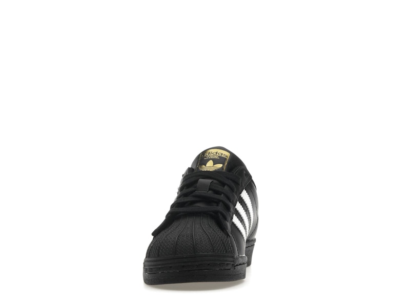adidas Superstar Core Black Cloud White Gold (GS) - image 11