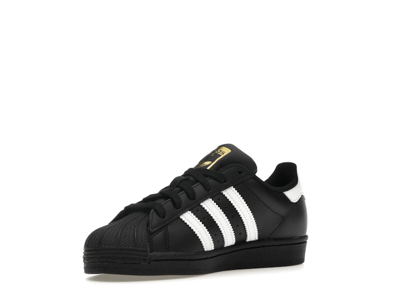 adidas Superstar Core Black Cloud White Gold (GS) - image 15